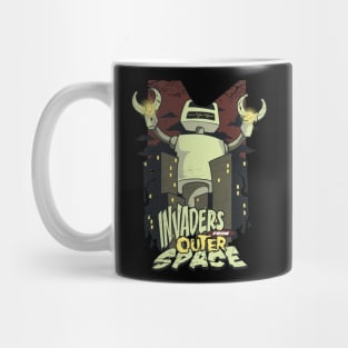 Invaders from Space! For B-movie sci-fi lovers and fans of space adventure. Mug